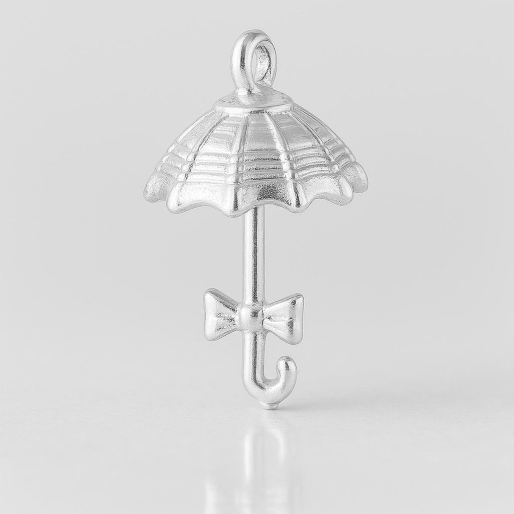 925 Sterling Silver - Frilled Parasol Charm