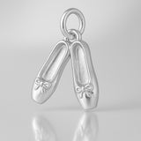 999 Pure Silver - Ballet Shoes Charm