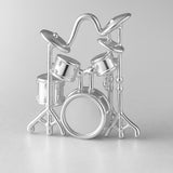 940 Argentium Silver - Classic Drum Kit Charm