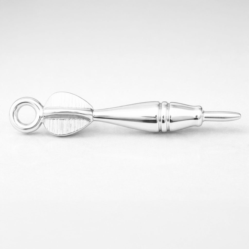 999 Pure Silver - Throwing Dart Charm