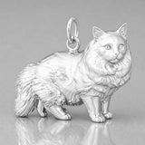 925 Sterling Silver - Ragdoll Cat Charm