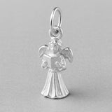 940 Argentium Silver - Christmas Carol Angel Charm