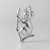 925 Sterling Silver - Perched Koala Charm