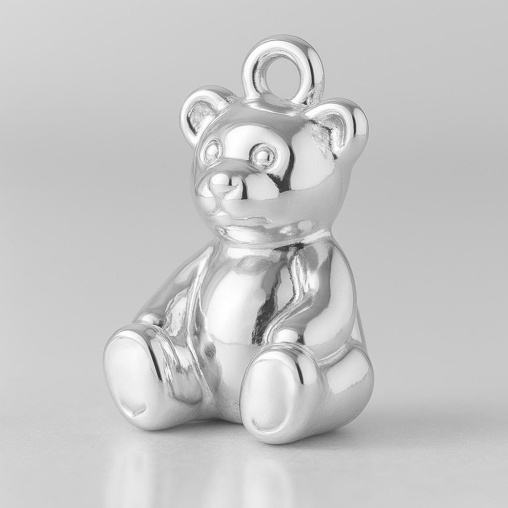999 Pure Silver - Classic Teddy Bear Charm