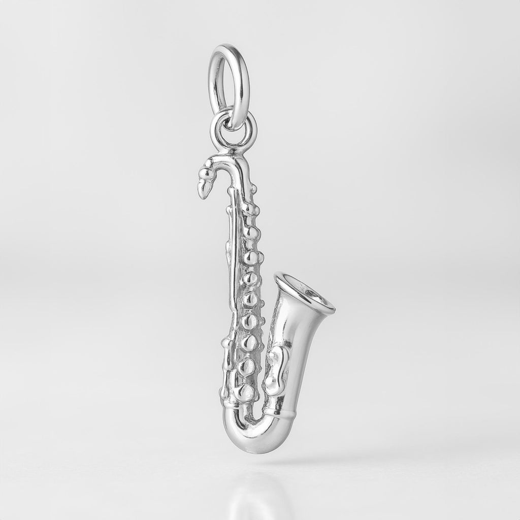 940 Argentium Silver - Tenor Saxophone Charm
