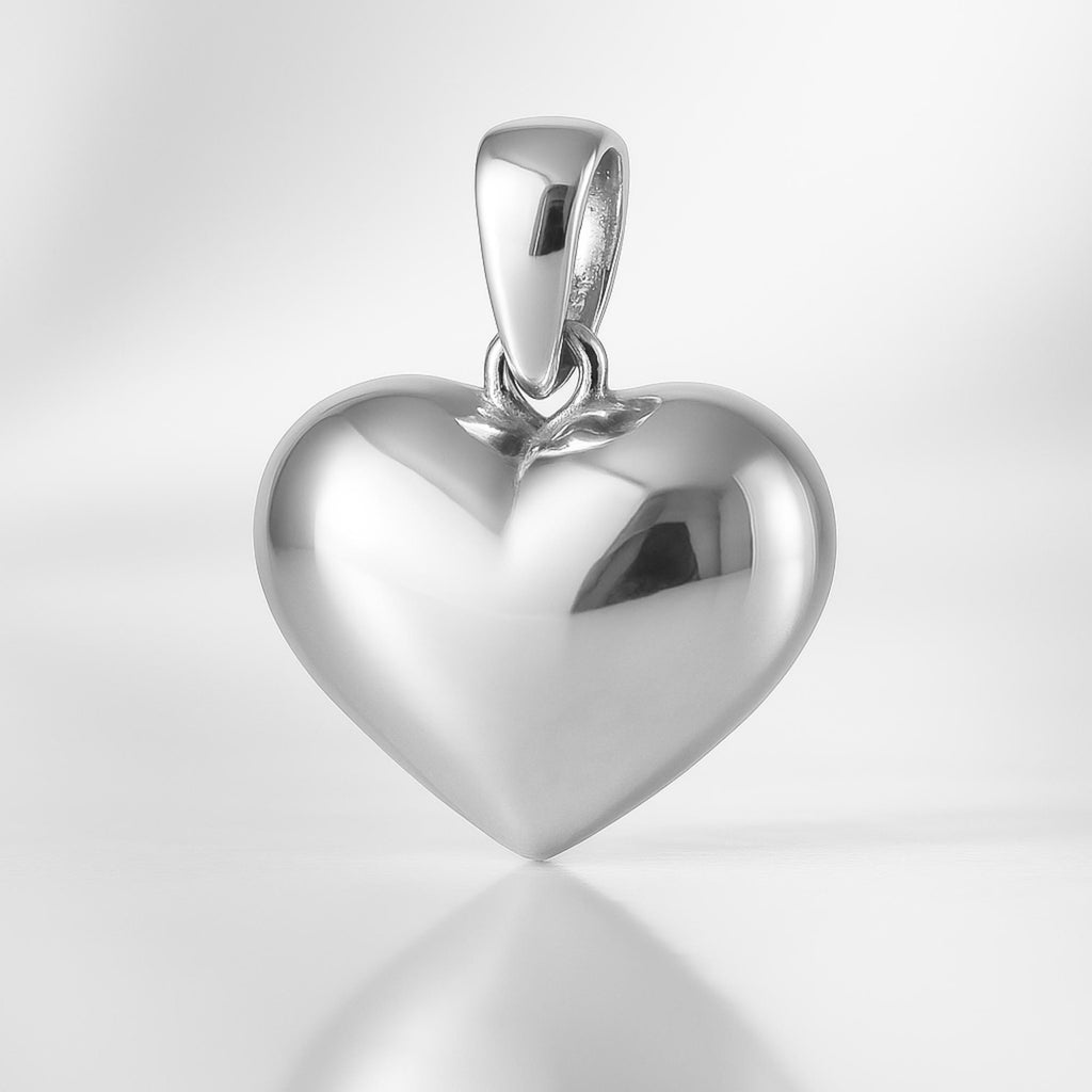 999 Pure Silver - Radiant Heart Charm