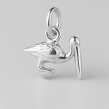 940 Argentium Silver - Beach Pelican Charm