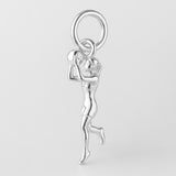 999 Pure Silver - Netball Girl Charm