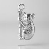 999 Pure Silver - Koala Hugging Tree Charm