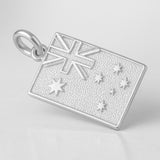 999 Pure Silver - Australian Flag Charm
