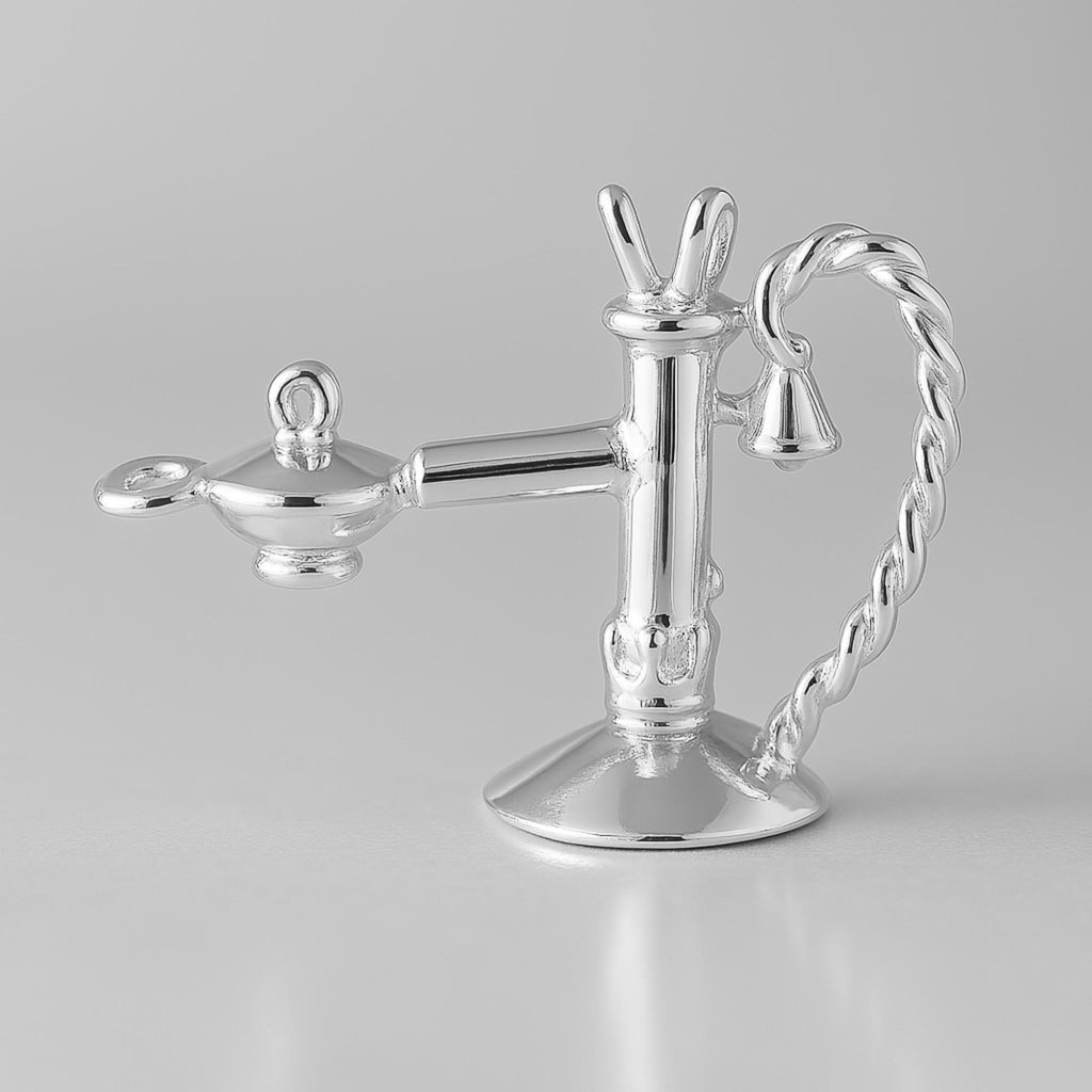 940 Argentium Silver - Candlestick Telephone Charm