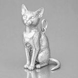 940 Argentium Silver - Lykoi Cat Charm