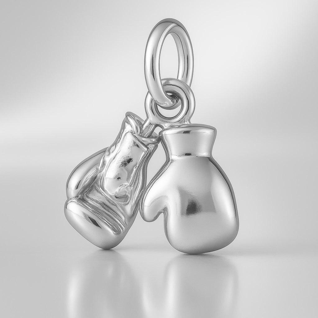999 Pure Silver - Classic Boxing Gloves Charm