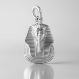 999 Pure Silver - Tutankhamun Pharaoh Head Charm