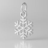 940 Argentium Silver - Classic Snowflake Charm