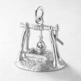 999 Pure Silver - Mining Pit Charm