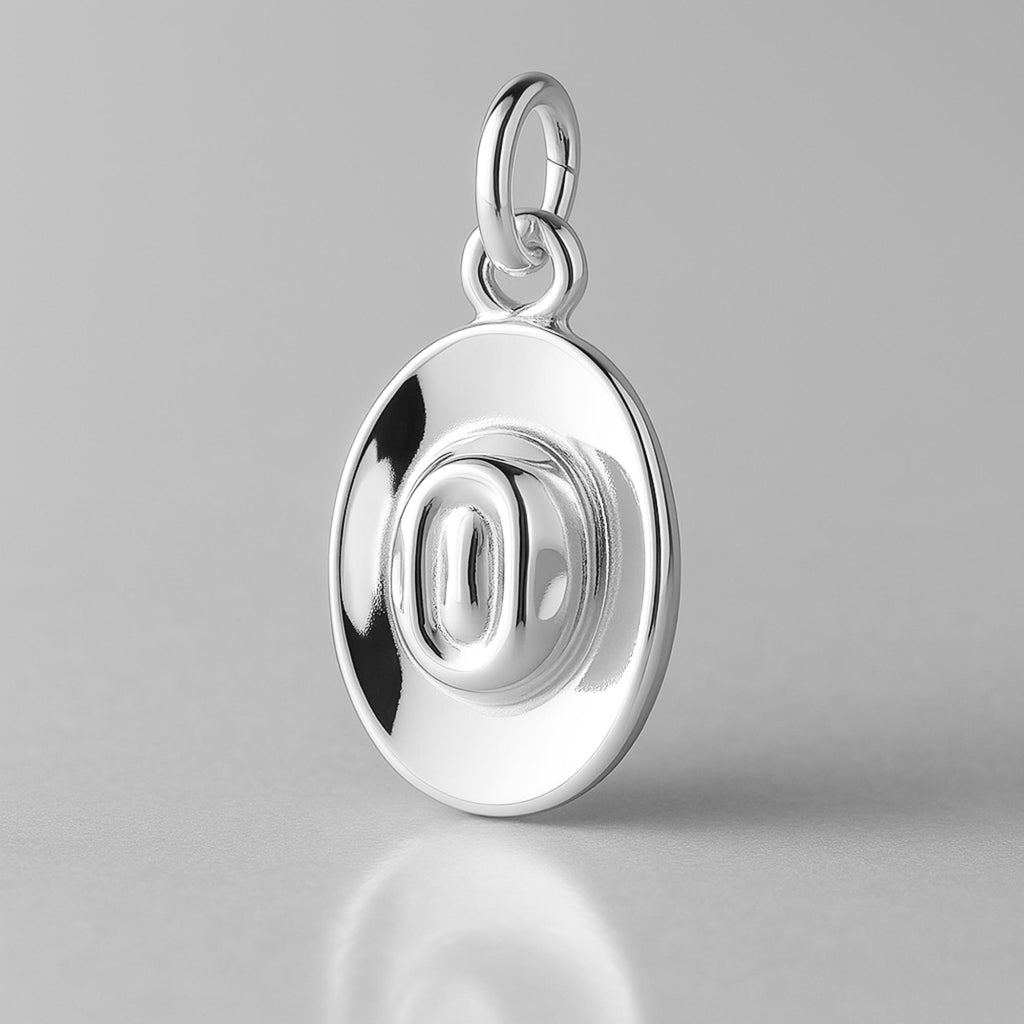 940 Argentium Silver - Diggers Hat Charm