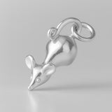 999 Pure Silver - House Mice Charm