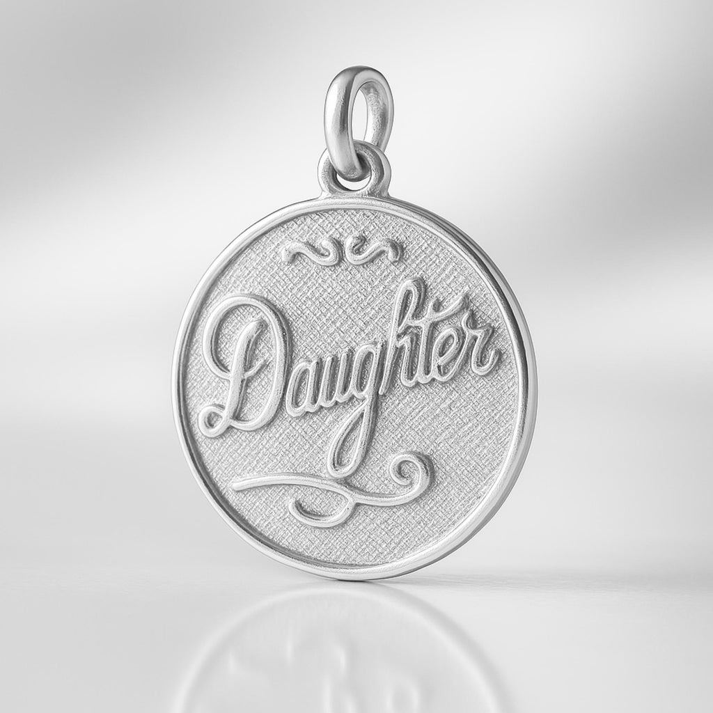 999 Pure Silver - Daughter Amulet Charm