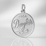 999 Pure Silver - Daughter Amulet Charm