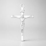 925 Sterling Silver - Traditional Jesus Crucifix Charm