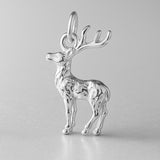 925 Sterling Silver - Forest Stag Charm