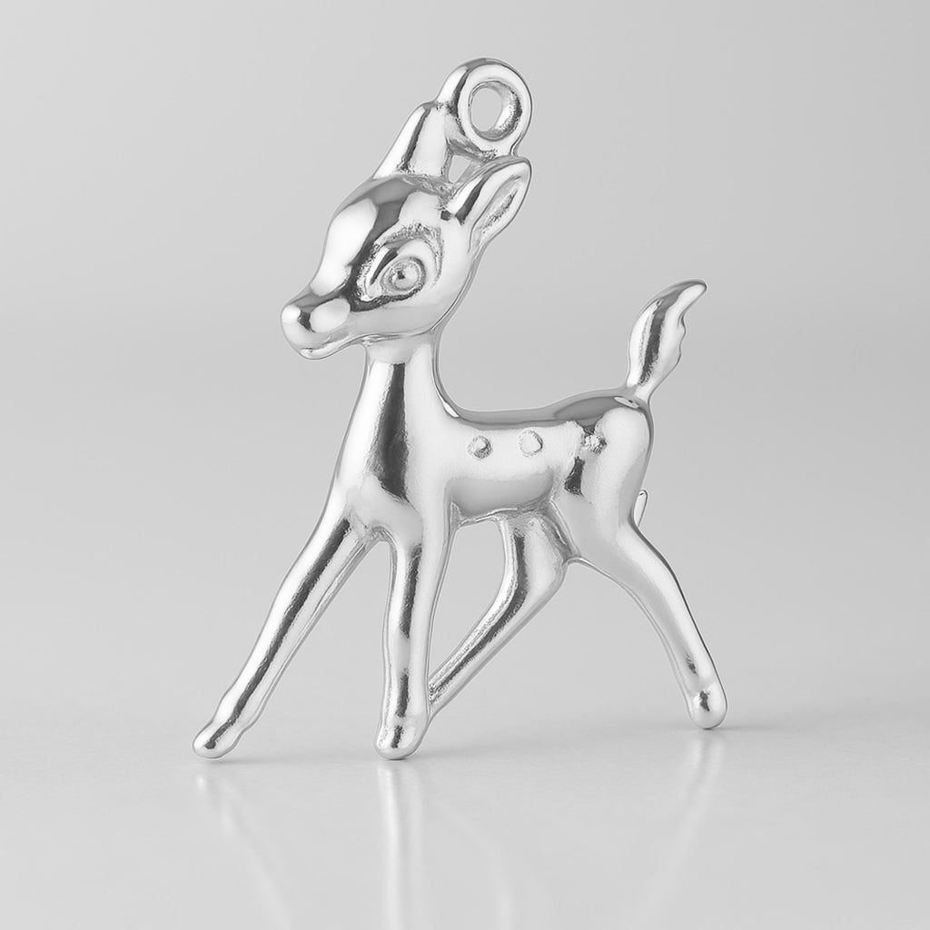 940 Argentium Silver - Woodlands Fawn Charm