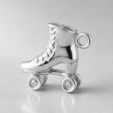 940 Argentium Silver - High-Top Roller Skate Charm