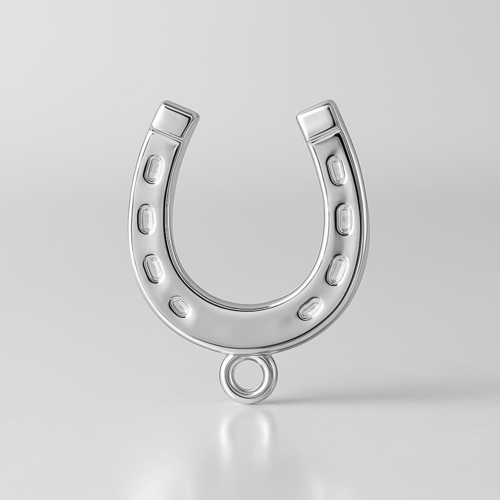 940 Argentium Silver - Lucky Horseshoe Charm