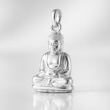 925 Sterling Silver - Seated Buddha Charm