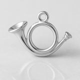 999 Pure Silver - Classic Post Horn Charm