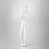 940 Argentium Silver - AFL player Charm