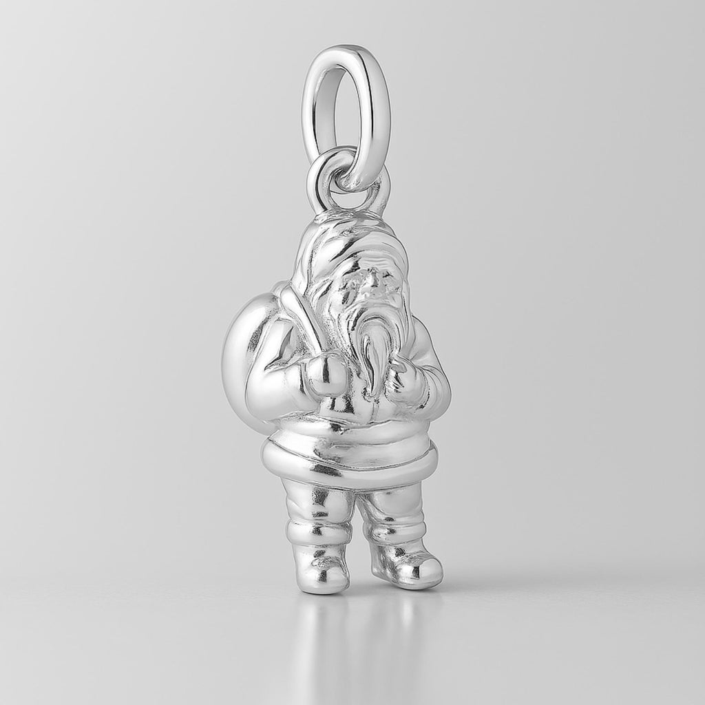 940 Argentium Silver - Classic Santa Claus Charm