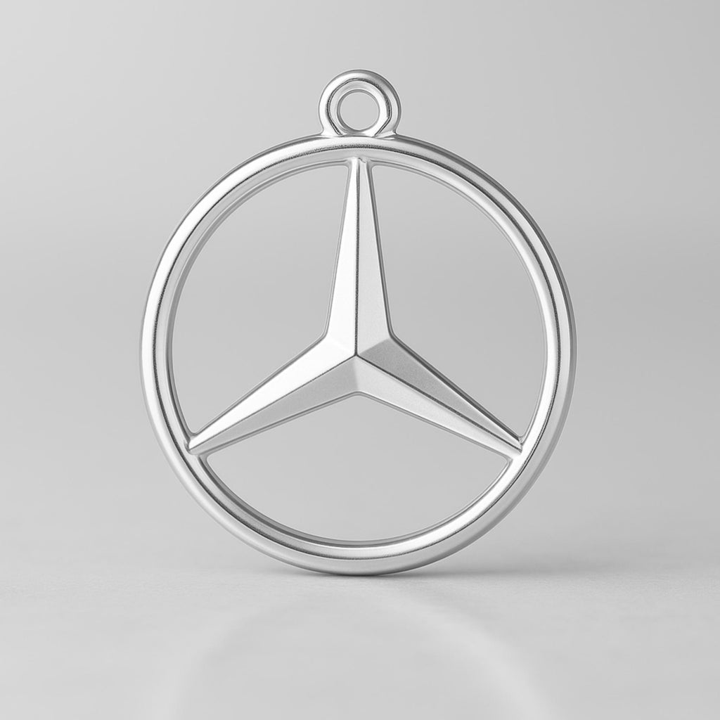 999 Pure Silver - Mercedes Charm