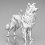 940 Argentium Silver - Border Collie Dog Charm