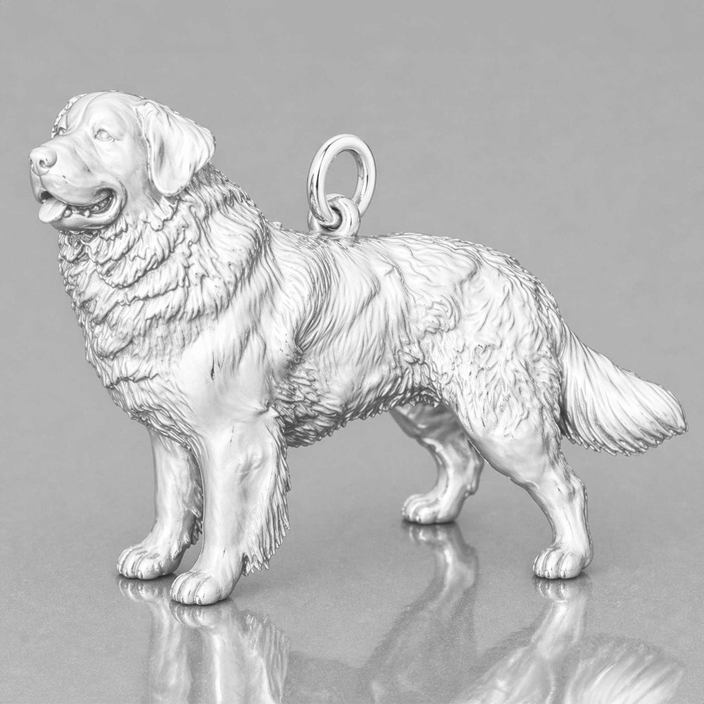 940 Argentium Silver - Bernese Mountain Dog Charm