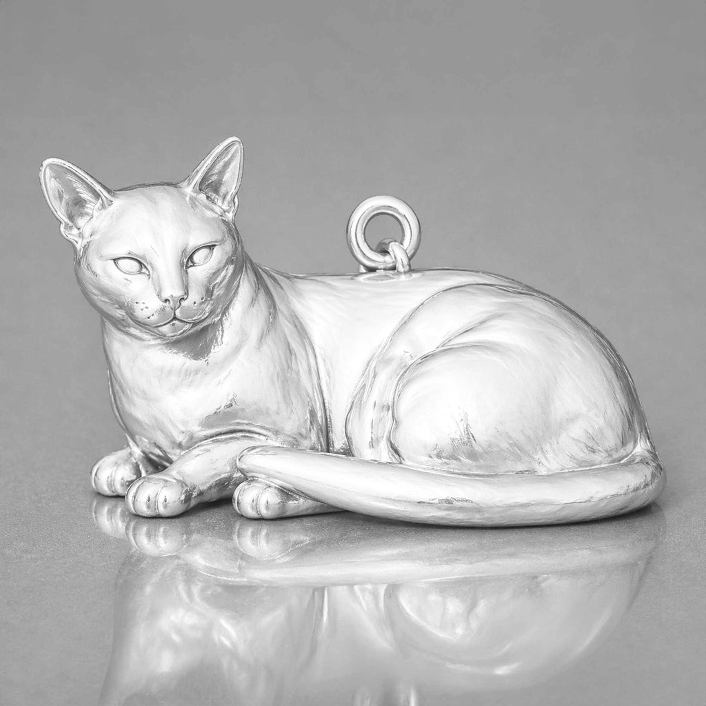 925 Sterling Silver - Burmese Cat Charm