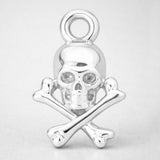 925 Sterling Silver - Skull and Crossbones Charm