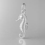 999 Pure Silver - Classic Seahorse Charm