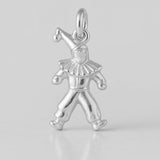 925 Sterling Silver - Ruffled Collar Clown Charm