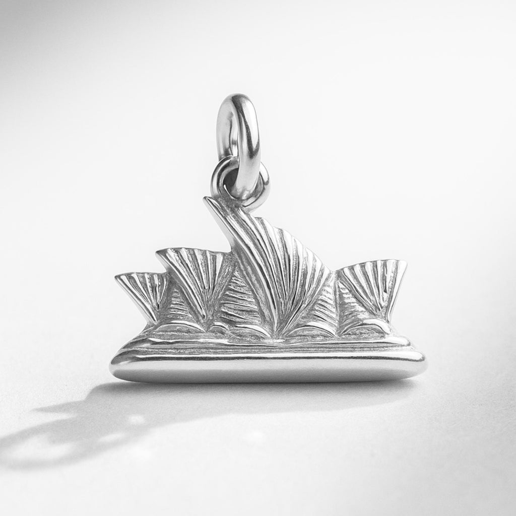 999 Pure Silver - Minimalist Sydney Opera House Charm