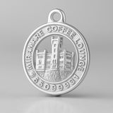 940 Argentium Silver - Miramare Coffee Lounge Charm
