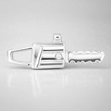 925 Sterling Silver - Loggers Chainsaw Charm
