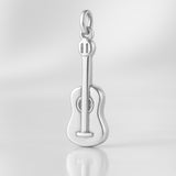 940 Argentium Silver - Minimalist Guitar Charm