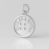 999 Pure Silver - Cute as a Button Charm
