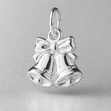 925 Sterling Silver - Traditional Christmas Bells Charm
