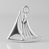 925 Sterling Silver - Regatta Sailboat Charm