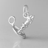 925 Sterling Silver - Candlestick Holder Charm