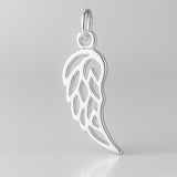 925 Sterling Silver - Filigree Wing Charm