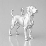 925 Sterling Silver - Rottweiler Dog Charm